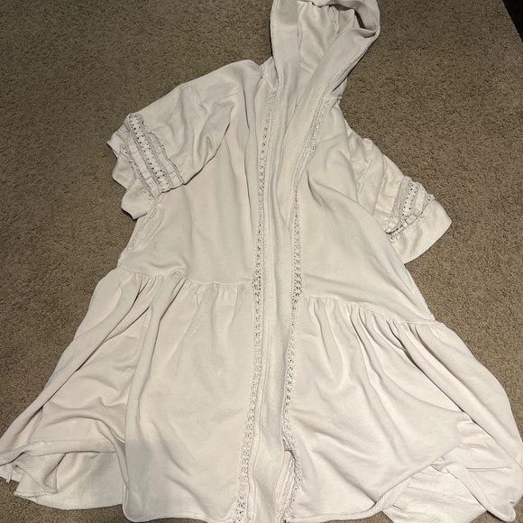 Free People Sweaters - Free people sweatshirt lace coat-sweater